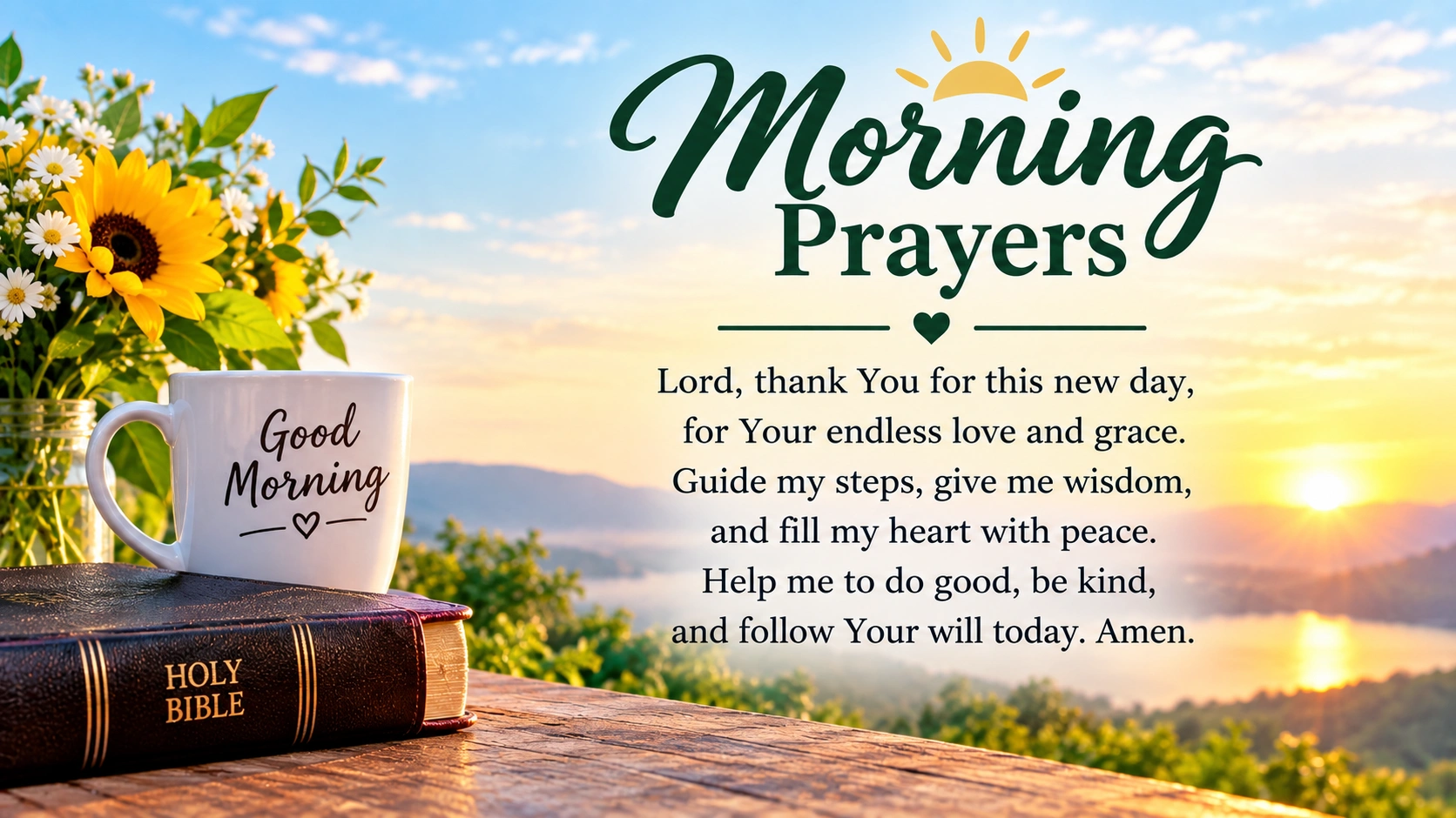 Morning Prayers for a Blessed Day