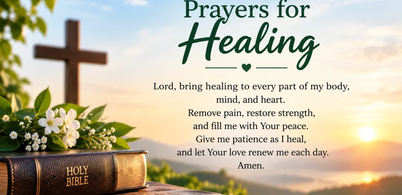 Prayers for Healing for a Sick Loved One 