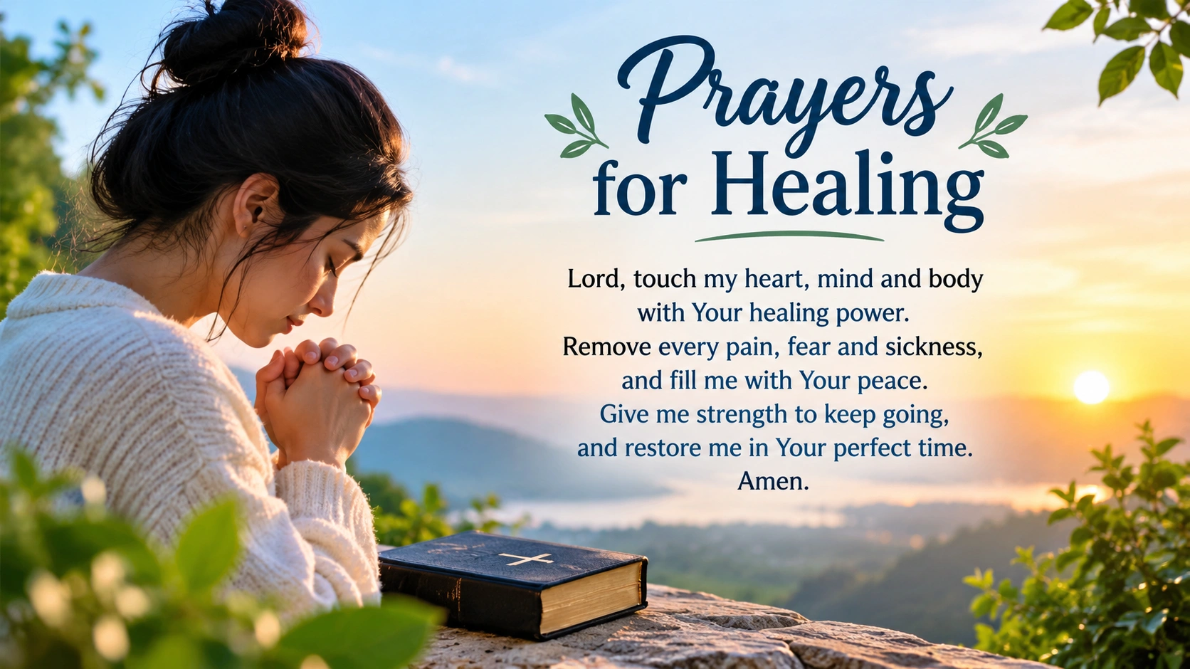Prayers for Healing for a Sick Loved One