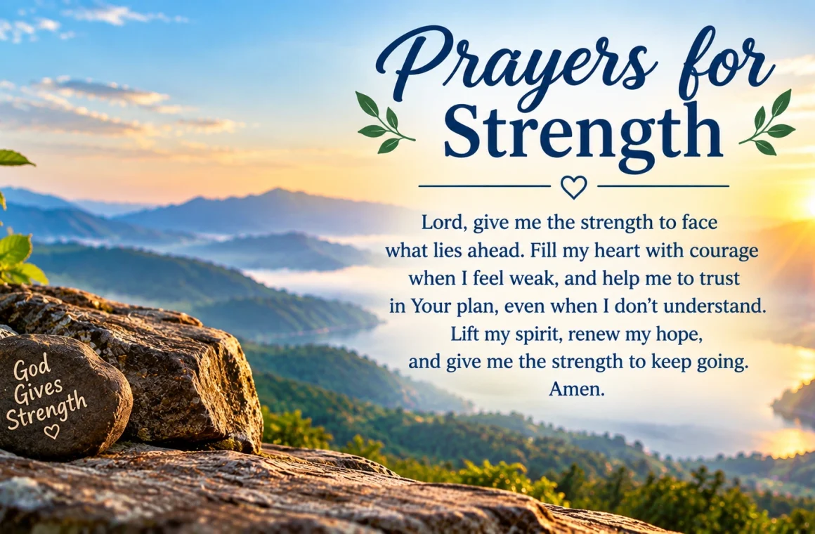 Prayers for Strength During Difficult Times 