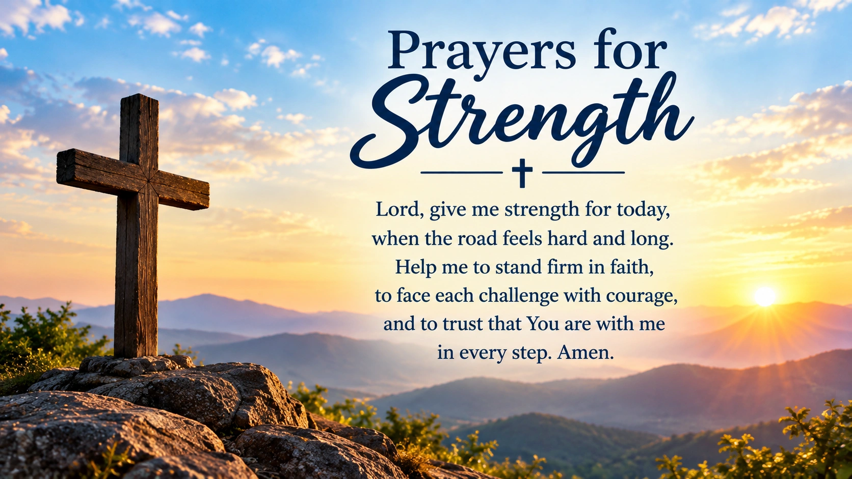 Prayers for Strength During Difficult Times